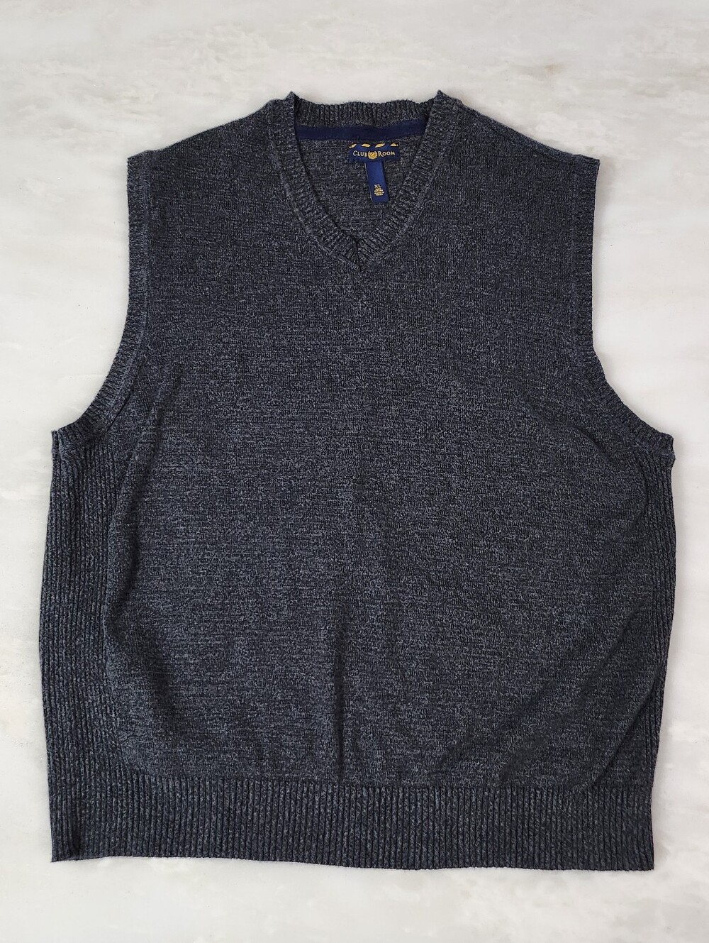 Club Room Sweater Vest Dark Grey Men's XL